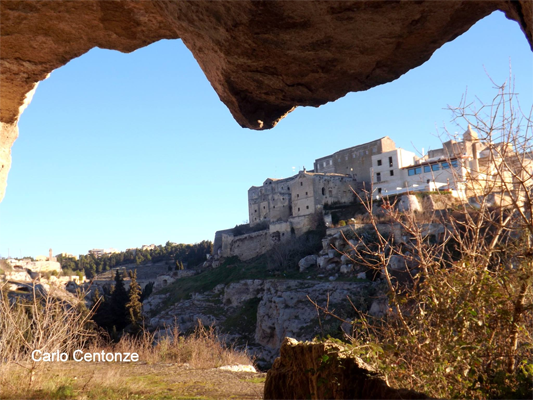 Gravina in Puglia Panorama dalla Gravina